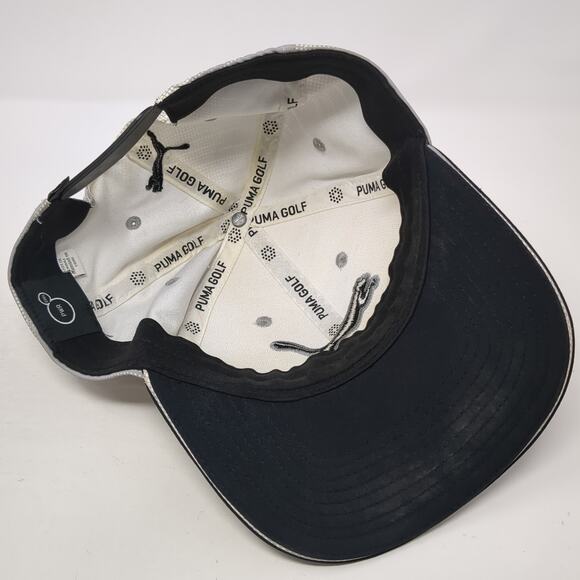 PUMA Snapback Hat Gray One Size Embroidered Logo Colorblock PWR Cool - Picture 8 of 10